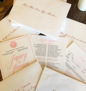 Japoy Lizardo Wedding Invitation