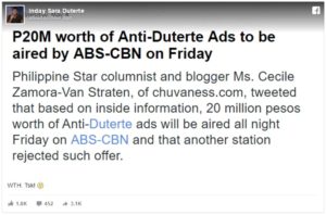 Chuvaness Cecile Zamora van Straten ABS-CBN 1