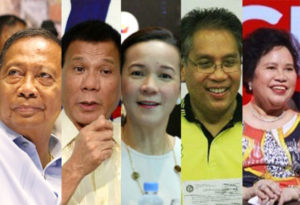 SALNs of presidential bets