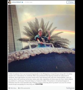 Pia Wurtzbach Has Something To Say With The Orlando Incident