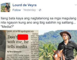 Lourd de Veyra-Foul Word-Newspaper