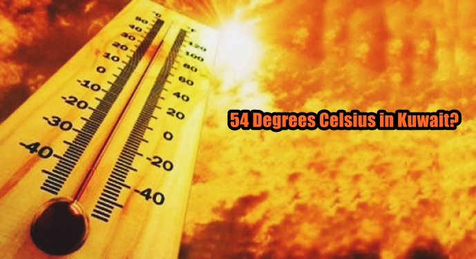 possible hottest day Kuwait