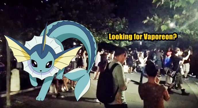 Pokemon Go Central Park Vaporeon