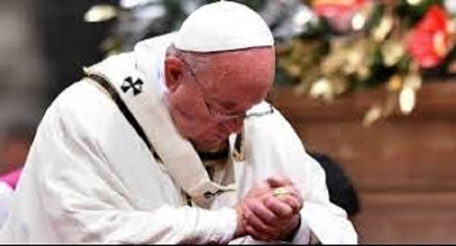 Pope Francis saddened
