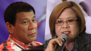 Pres. Duterte and Sen. De Lima