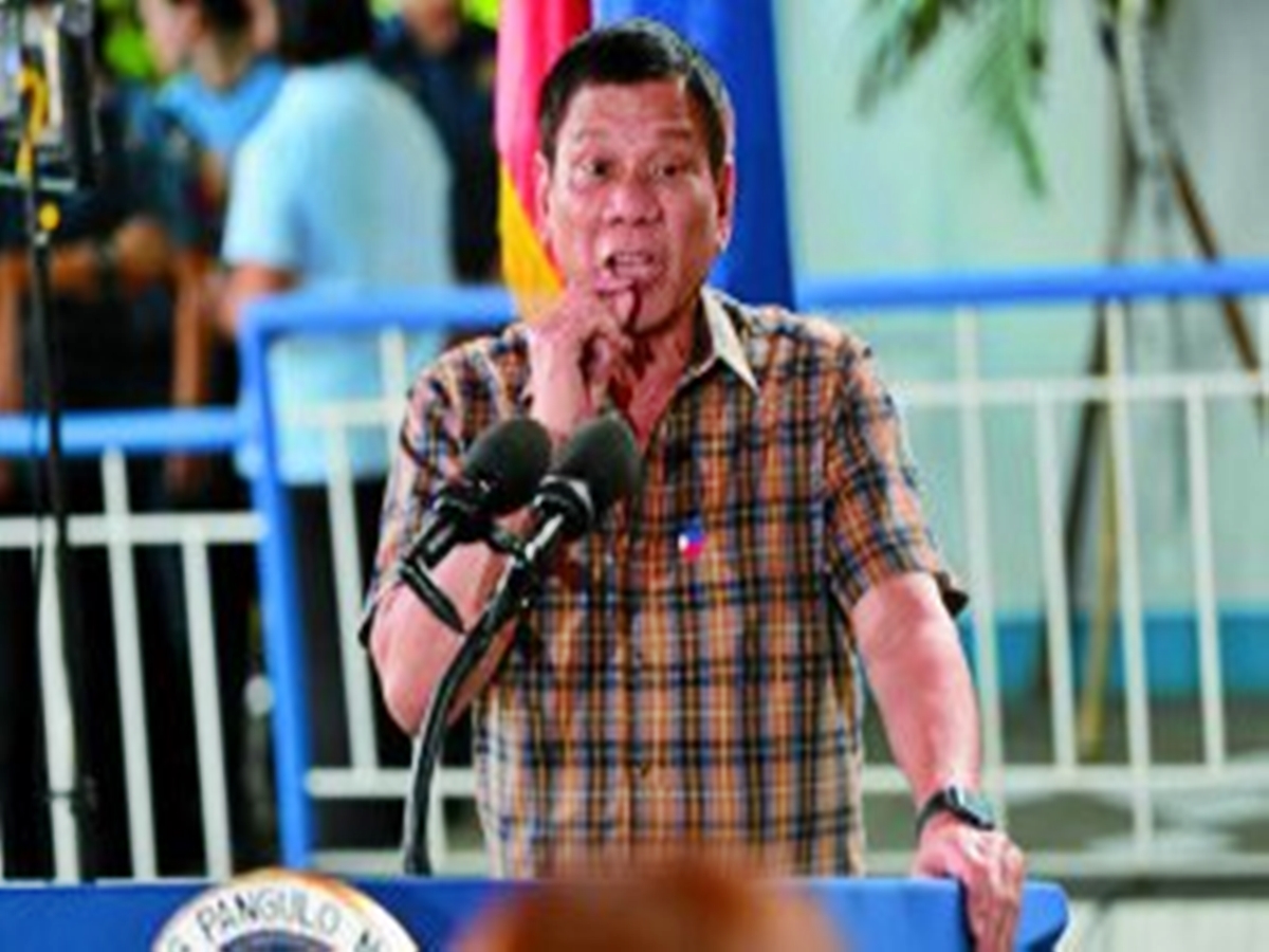 President Duterte Accidentally Spilled