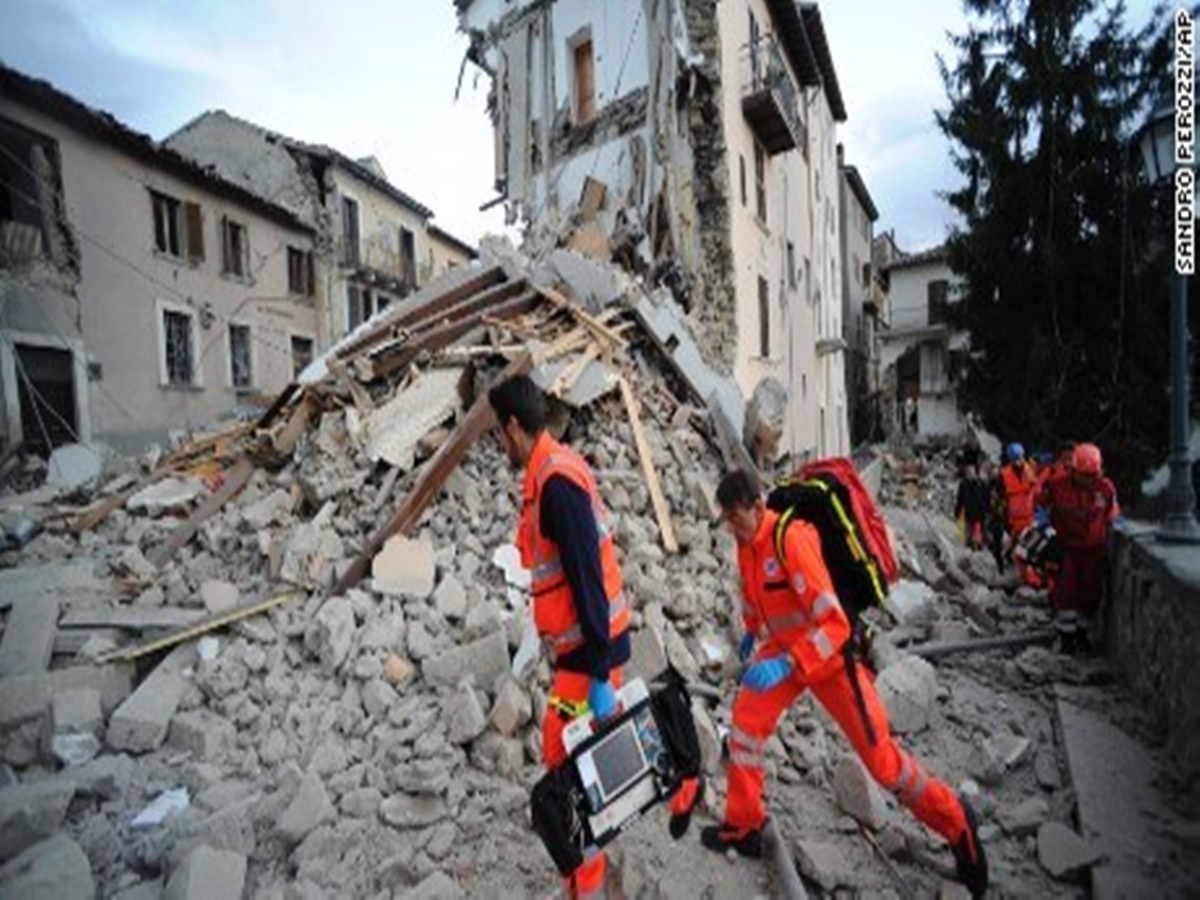6.2 Magnitude Earthquake Hits Central Italy