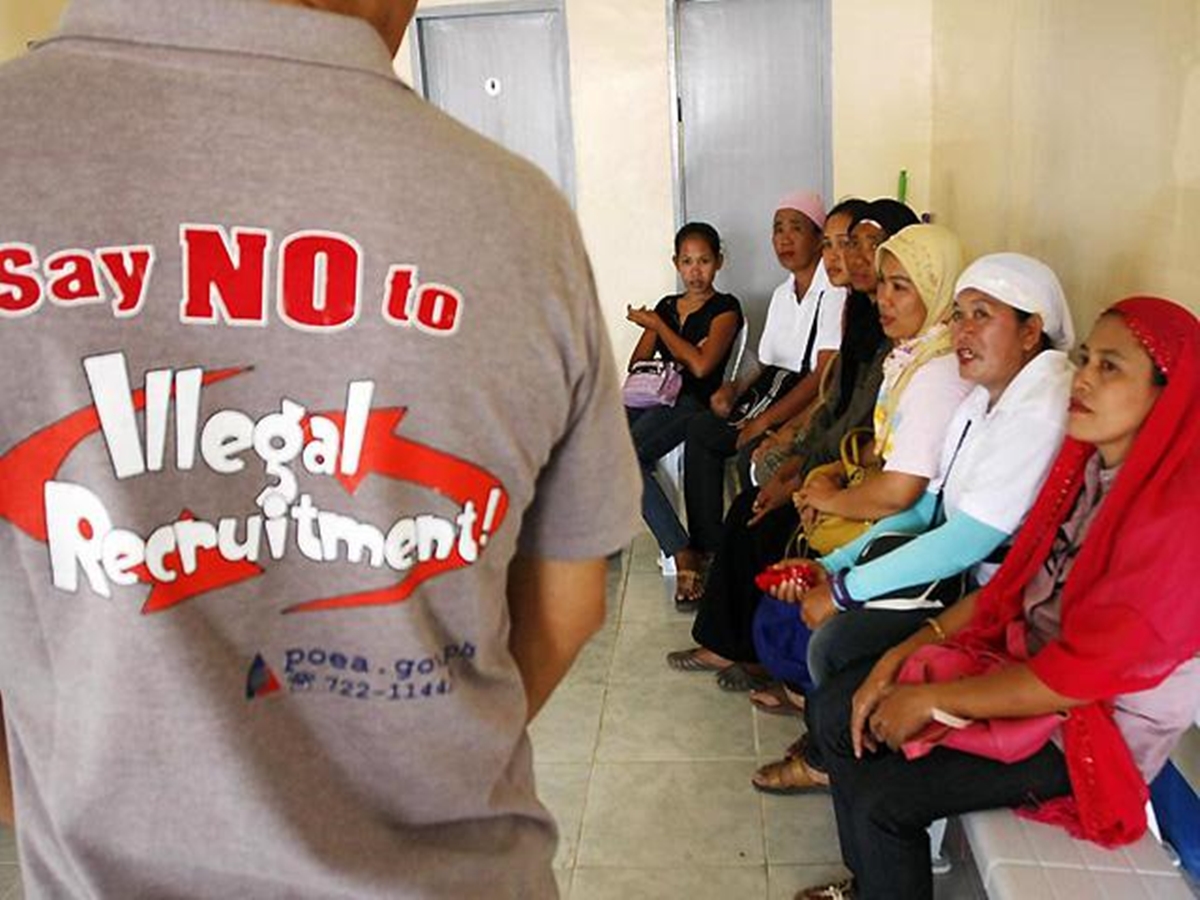 Arresting illegal recruiters cash reward 