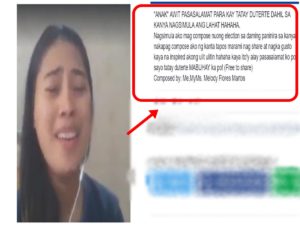 Pinay Composed Song To Show Her Support To The President