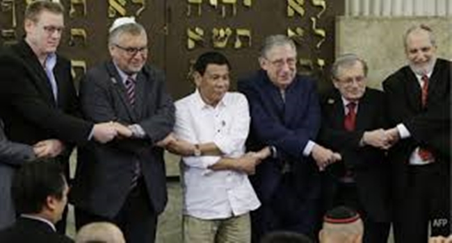 Duterte with the Jewish community