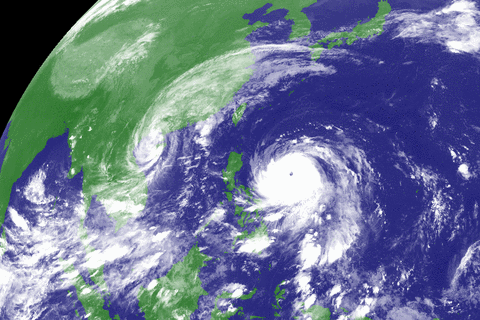 signs of a supertyphoon