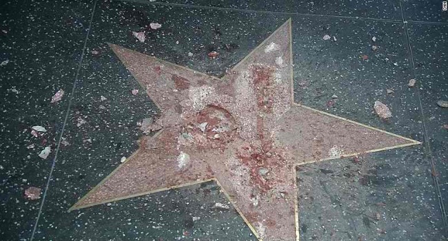 Trump's Hollywood walk of fame