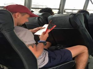 Viral: American Guy Wearing Duterte Baller On The Bus