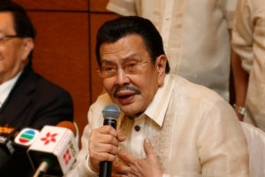 Manila City Mayor Erap Estrada