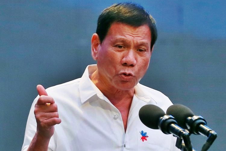 Duterte gives