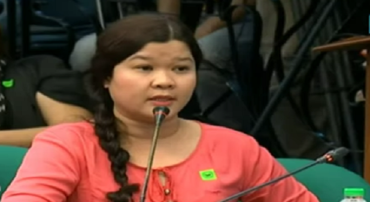 Mylene Son, the widow of slain Police Chief Insp. Jesus Son