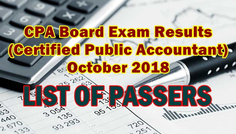 Cpa Board Exam Results October List Of Passers