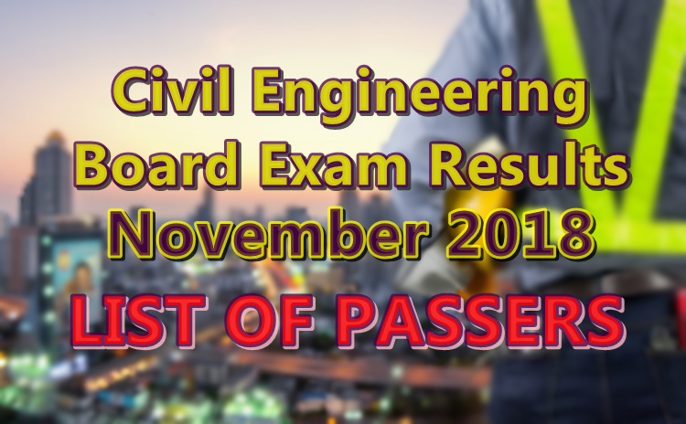 Civil Engineering List Of Passers