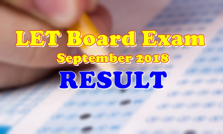 LET Board Exam Result