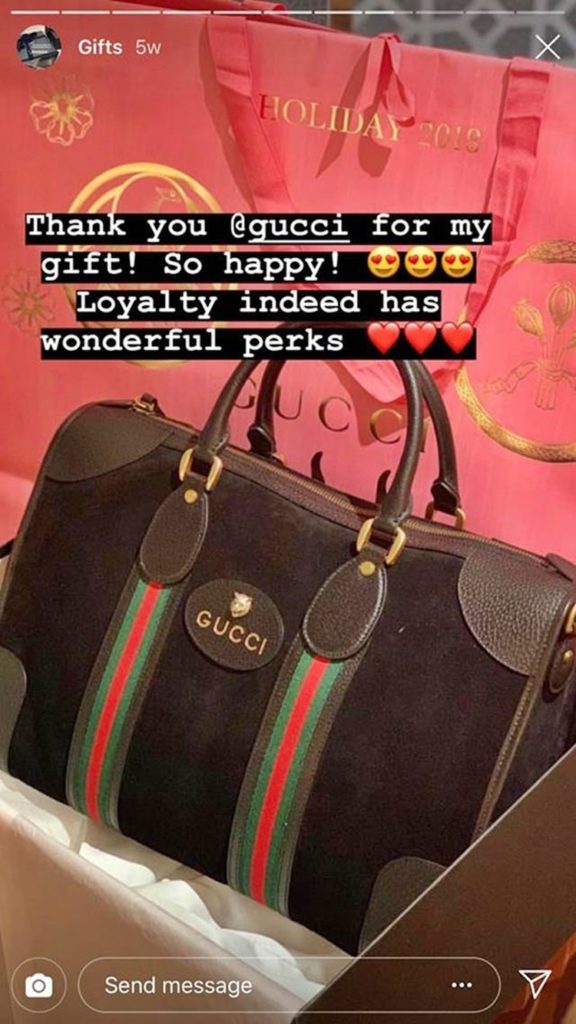 bea alonzo gucci bag