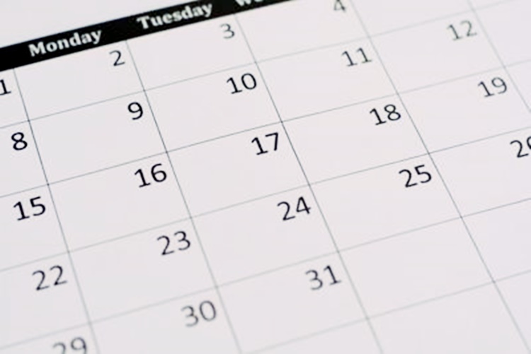 Holidays April 2019 Calendar