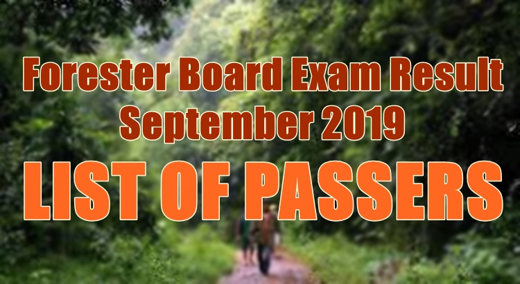 forester board exam passers