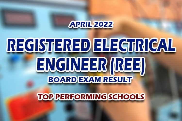 Registered Electrical Engineer Board Exam Result April 2022 TOP