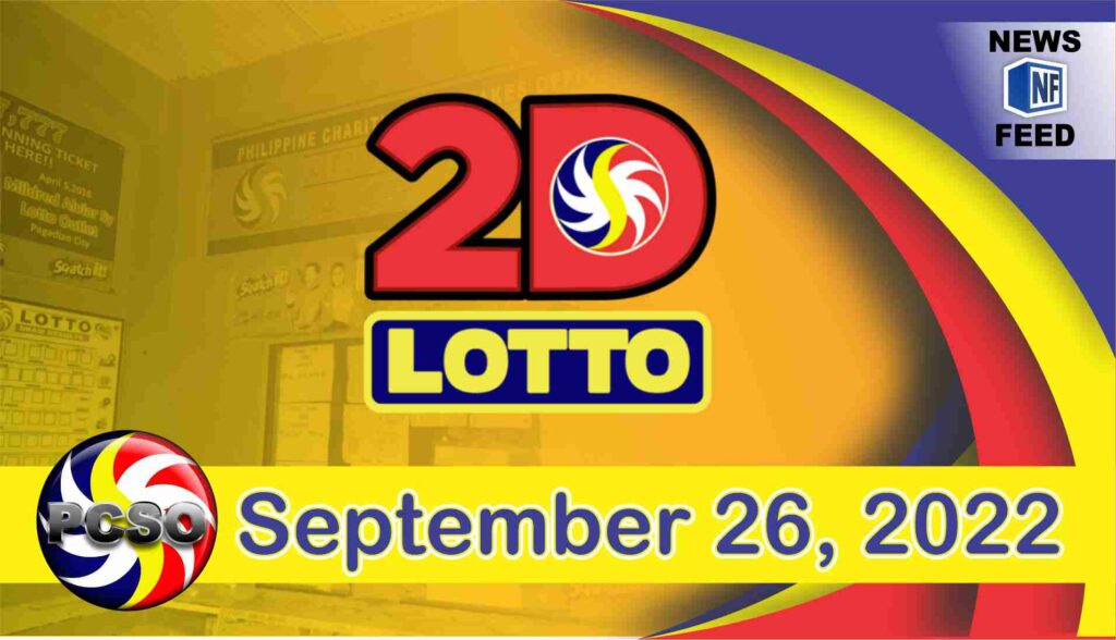 2D LOTTO RESULT Today, Monday, September 26, 2022