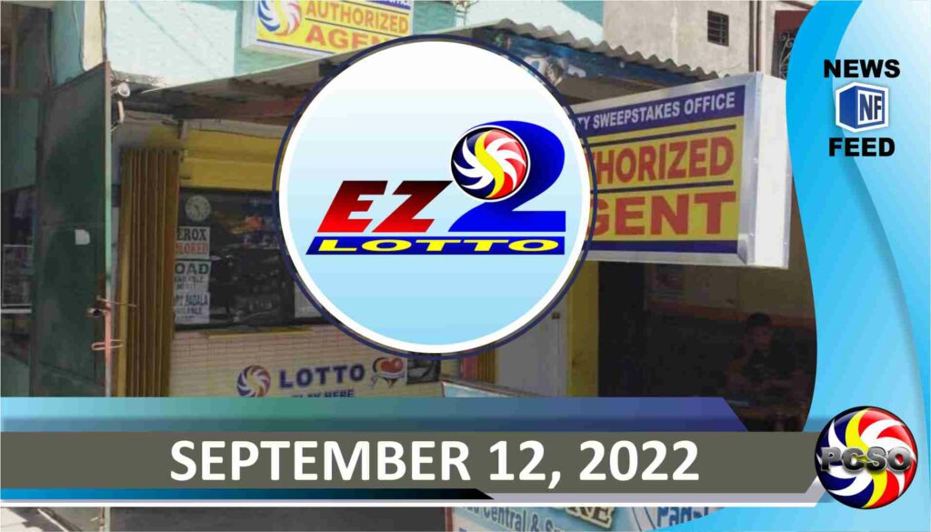 EZ2 RESULT, Monday, September 12, 2022 – Official PCSO Lotto Results