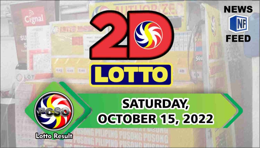 2D LOTTO RESULT Today, Saturday, October 15, 2022