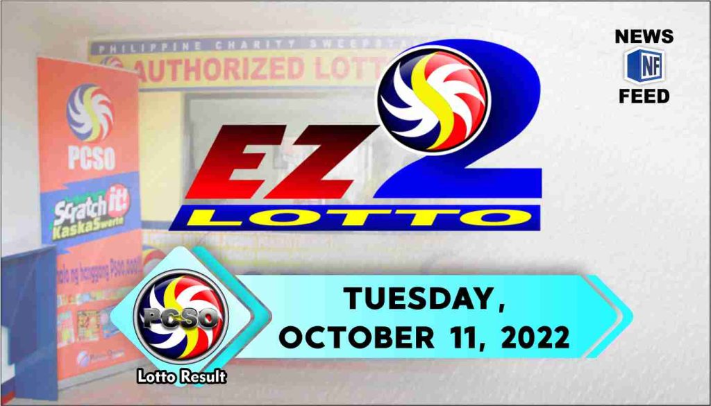 EZ2 RESULT, Tuesday, October 11, 2022 – Official PCSO Lotto Results