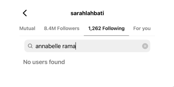 Sarah Lahbati Unfollows Richard and Family