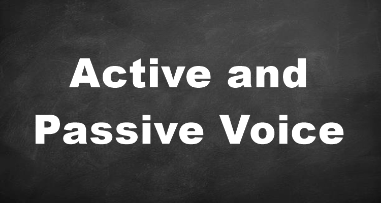 Active and Passive Voice