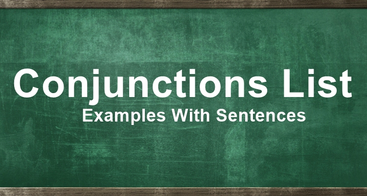 Conjunctions List
