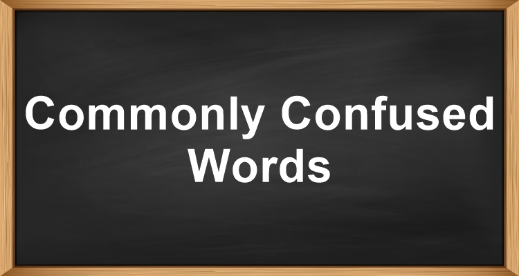 Commonly Confused Words