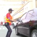 Traffic Enforcer Performs "Trumpets" Challenge