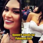 Miss Universe Pia Wurtzbach Plays Pokemon Go