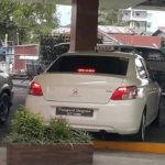 Luxury car turned taxi