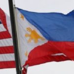 Flag of Philippines and America