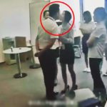 Boss Forced Female Staff To Kiss Him