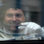 Lone American astronaut