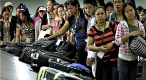 OFWs at NAIA