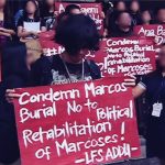 Protesters Urge Duterte To Prevent Marcoses From Getting Back to Power