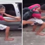 Watch: Young Thief Has Fingers Crushed In Car Door As A Punishment!
