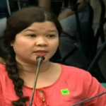 Mylene Son, the widow of slain Police Chief Insp. Jesus Son