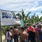 Farmers formed a barricade