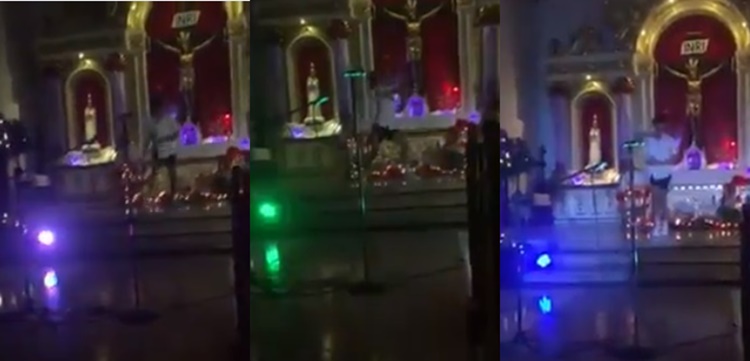 Church altar of Catholic