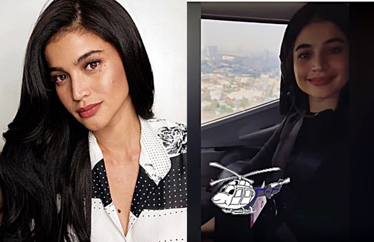 Helicopter ride of Anne Curtis