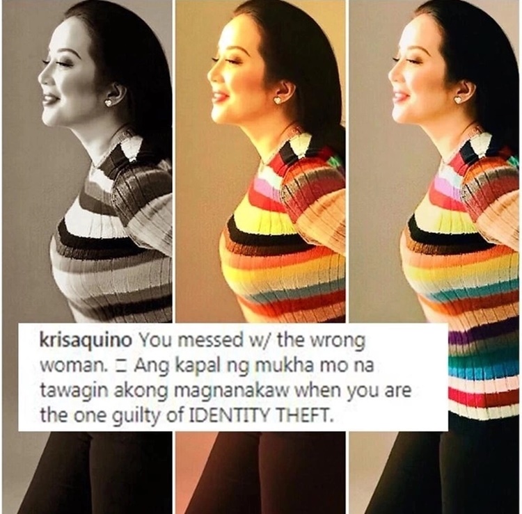 Social media posts of Kris Aquino