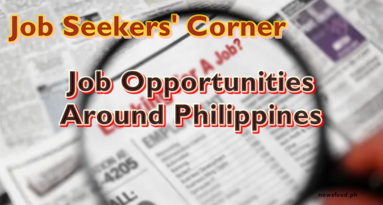 Job Seekers’ Corner : Your Aid For Job Opportunities In Philippines(11/20)